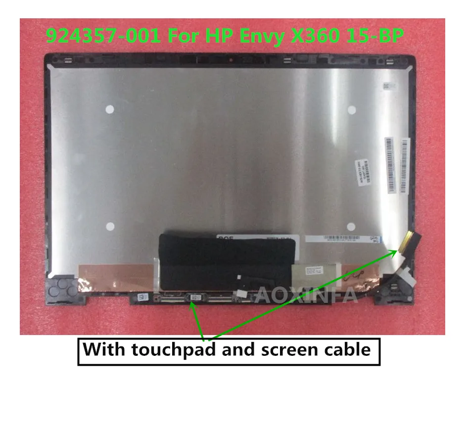 

Светодиодный сенсорный ЖК-экран 4K UHD FHD для HP Envy X360 15m-BP 15-BP TPN-W127 924357-001