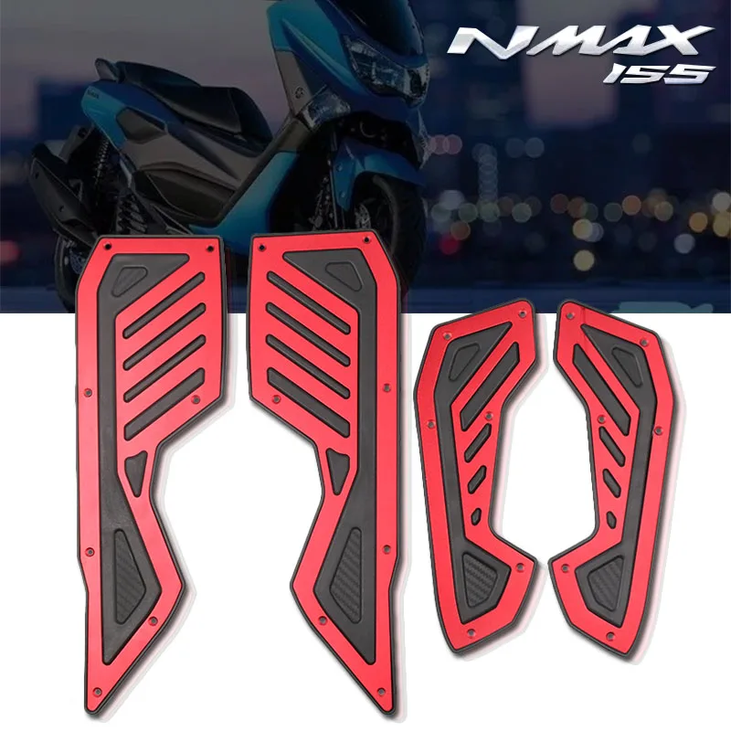 

Для YAMAHA NMAX155 N-MAX155 NMAX 155 N-MAX 2020 2021, мотоциклетный скутер, передняя и задняя подножка, ступенчатая подножка, педали, колышки для ног