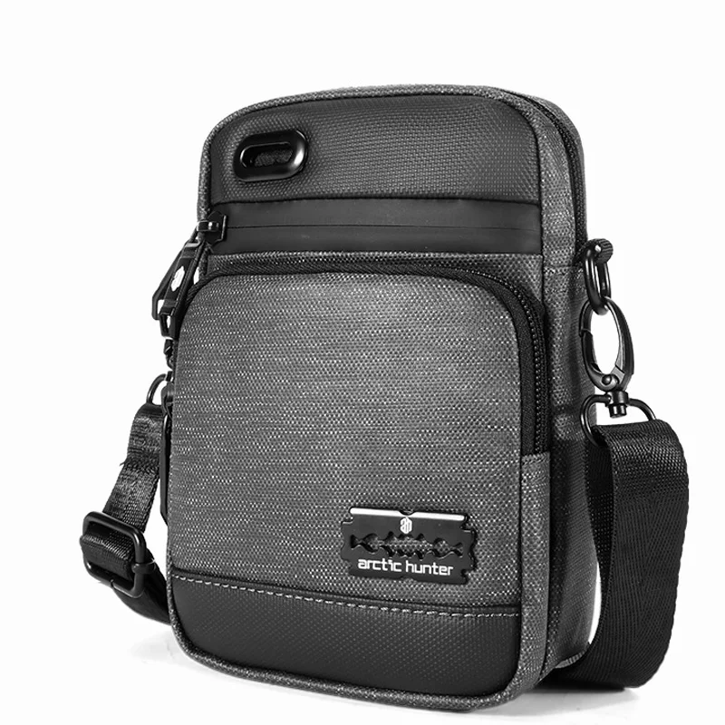 

ARCTIC HUNTER Men's Shoulder Crossbody Bags Light Short Trip Bag Messenger Pocket Man Sling Bag for Phone Men Waterproof Packs