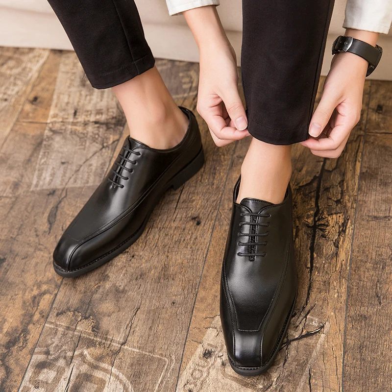 Мужская повседневная обувь наивысшего качества Новинка 2021 года Деловые туфли