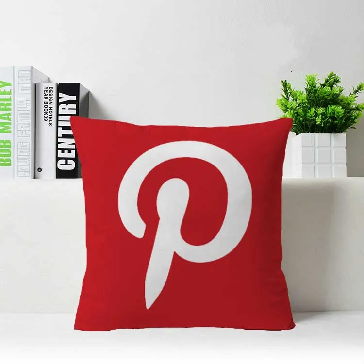 Лидер продаж Instagram Youtube Facebook google Pinterest заказной квадратный с молнией пледы наволо
