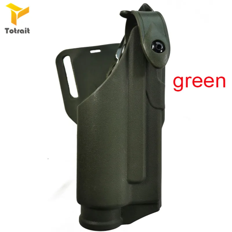 Тактическая поясная кобура с подшипником для фонарика подходит Glock 17 19 22 23 31 32