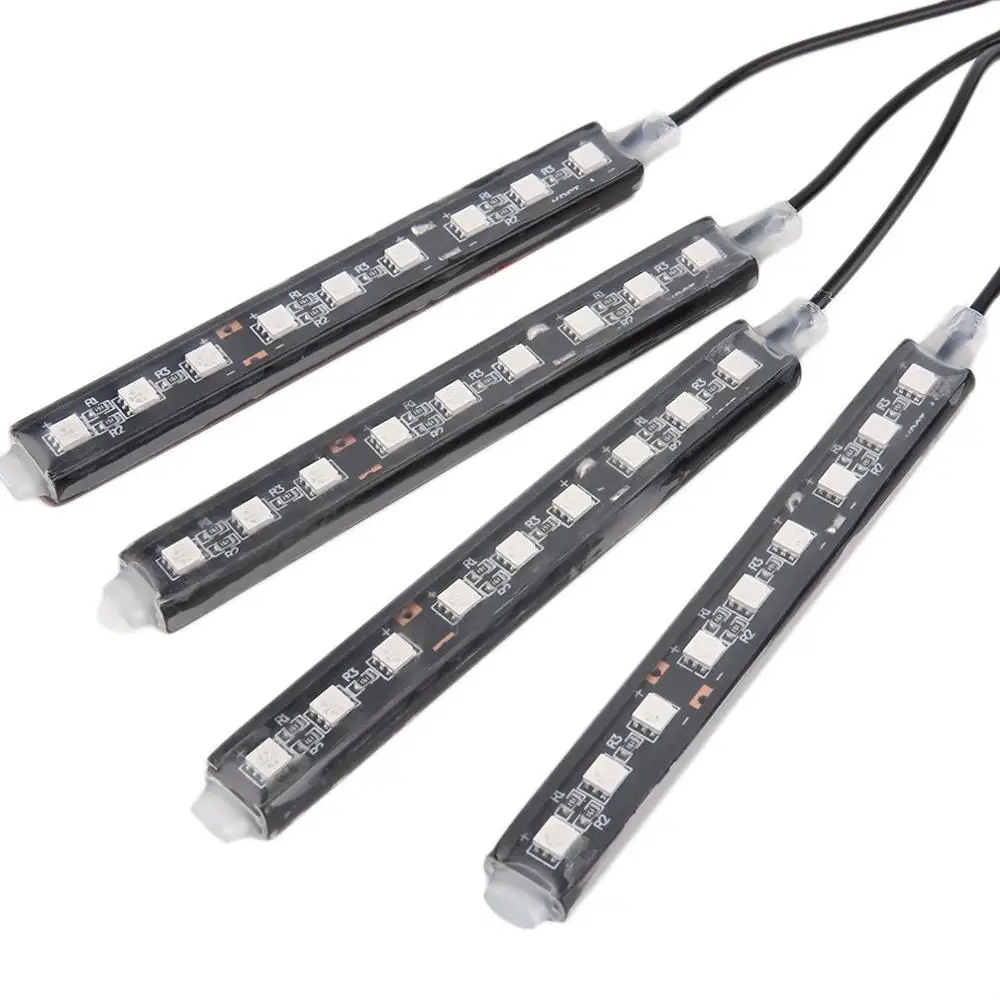 

180°Adjustable LED Chips Vehicle Atmosphere 12V Decoration Light Neon Lamp