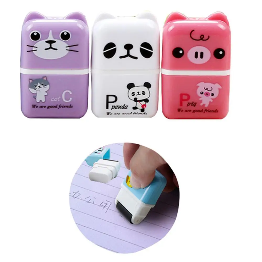Милые Мультяшные ролики красочные фотокарандаши резиновые ластики для