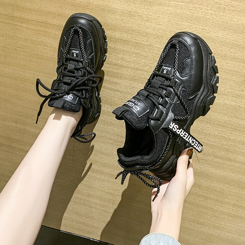 

Женские теннисные туфли на платформе, роскошные белые кроссовки с вулканизированной подошвой, 2021