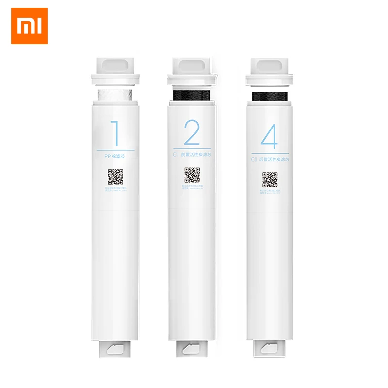 Оригинальный фильтр для очистки воды XIAOMI Mijia оригинальный Mi Сменный фильтр для питьевой воды из полипропилена и хлопка с активированным углем - изображение