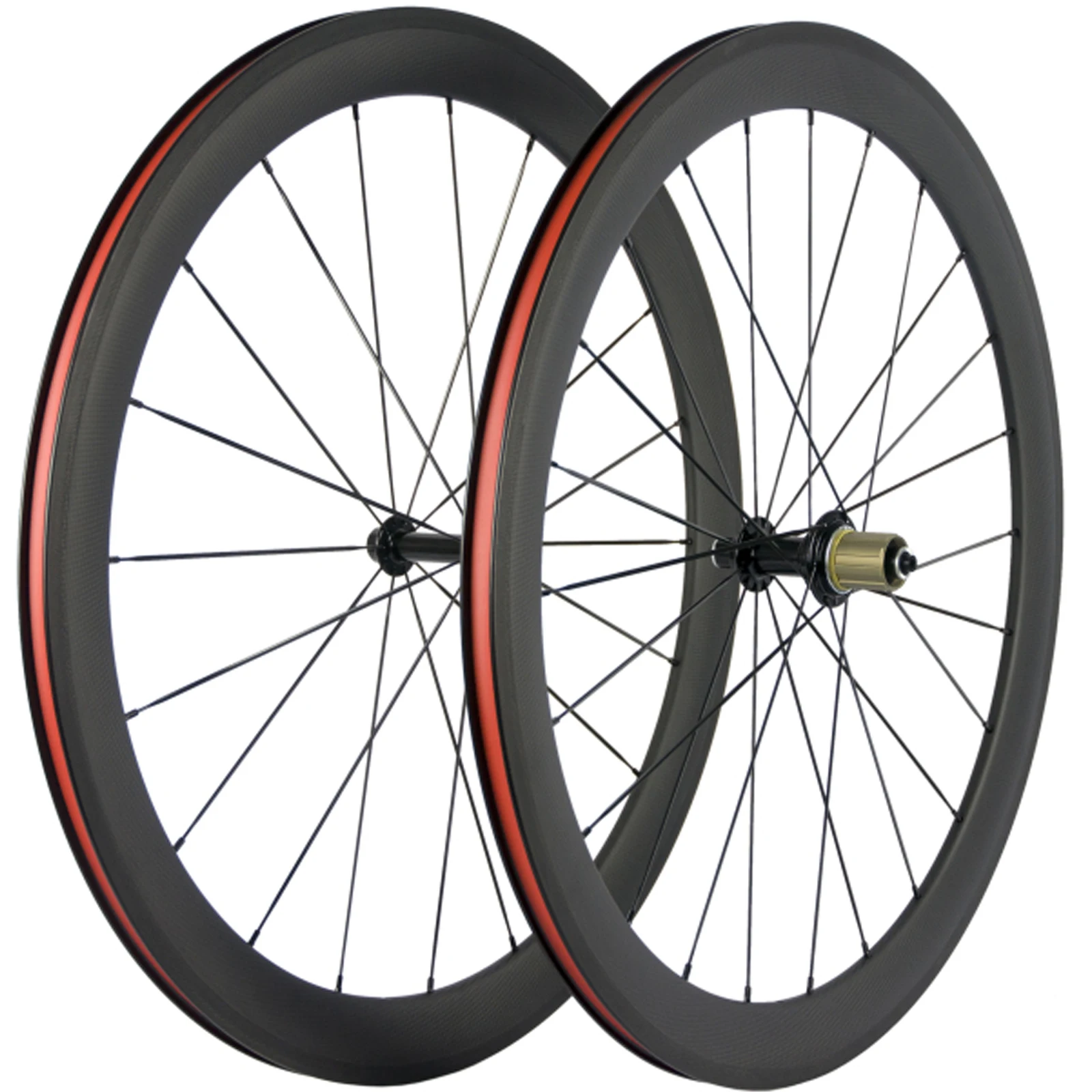 

700C Carbon Wheel set 50mm Full Carbon Fiber Wheels Toray Clincher carbon wheels Bicycle Wheelset