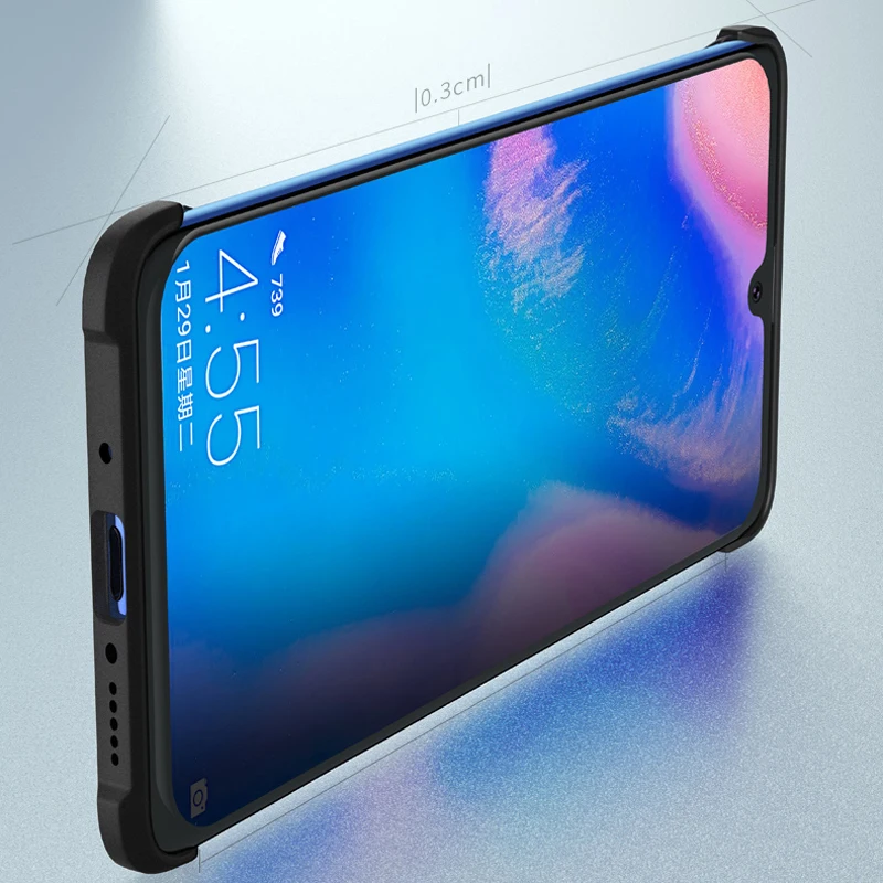Чехол для Huawei P30 Pro XUNDD тонкий воздушная подушка бампер с четырьмя углами матовый