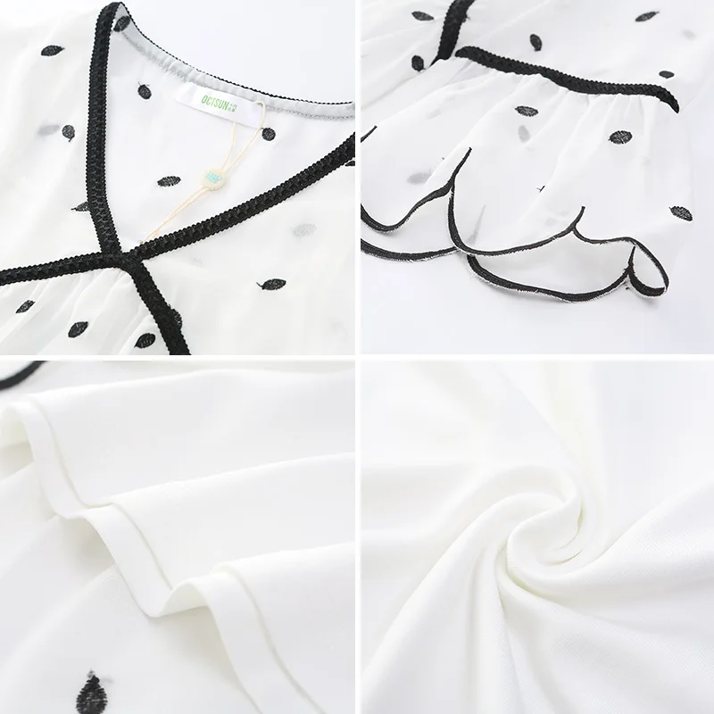 

Spring and Summer Pregnant Woman Dress Long Skirt Pregnant Woman Chiffon Skirt Lining Dress Maternity Dress For Women