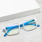 Очки для чтения с пресбиопическими линзами, удобные Квадратные прозрачные аксессуары для чтения, с диоптриями + 100, + 150, + 200, + 250, + 300, + 350, + 400