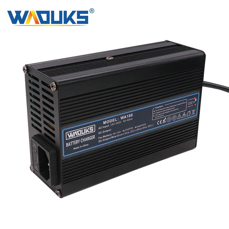 48V 3A Lead Acid Battery Charger Usd For 48V Lead Acid AGM GEL VRLA OPZV Battery Auto-Stop Smart Tools Aluminum Case Charger
