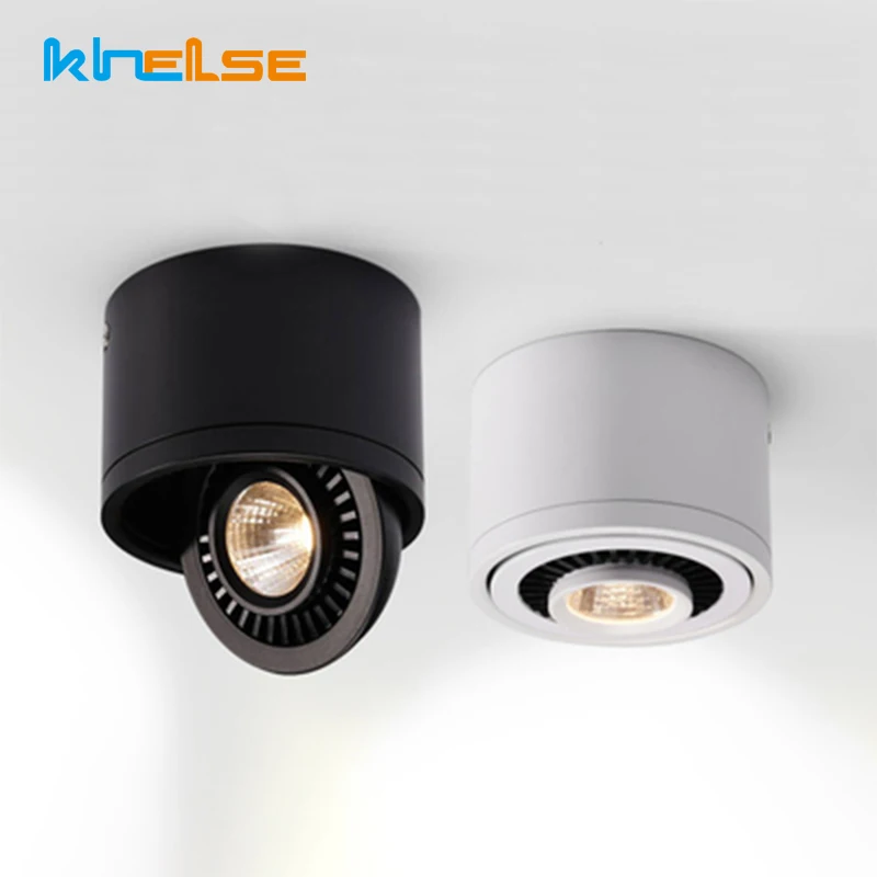 Диммируемый Светодиодный точечный светильник с поверхностным креплением COB