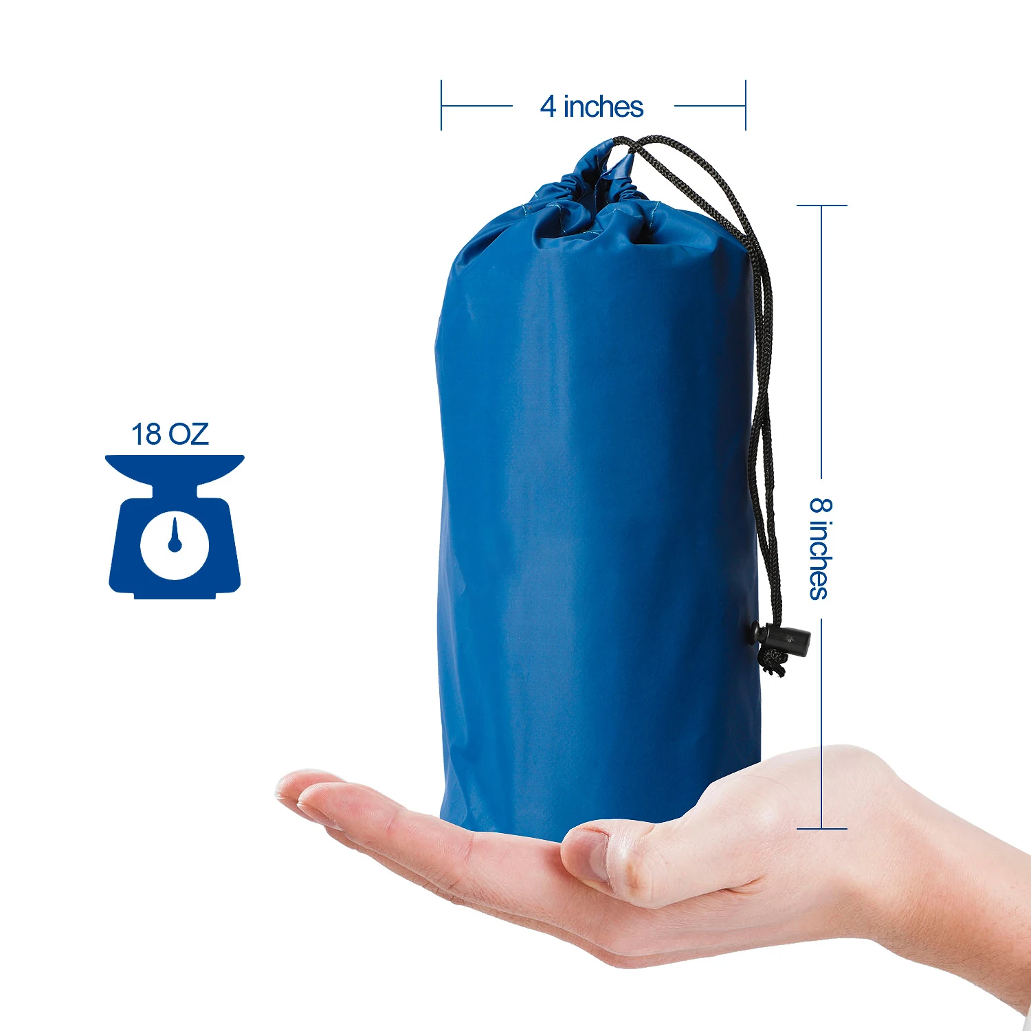 Туристический коврик надувной мешок ультралегкий портативный для отдыха на