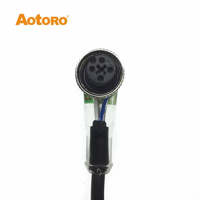 Кабель 2 м флейта 4 контакта NPN светодиодный угловой разъем розетка провода