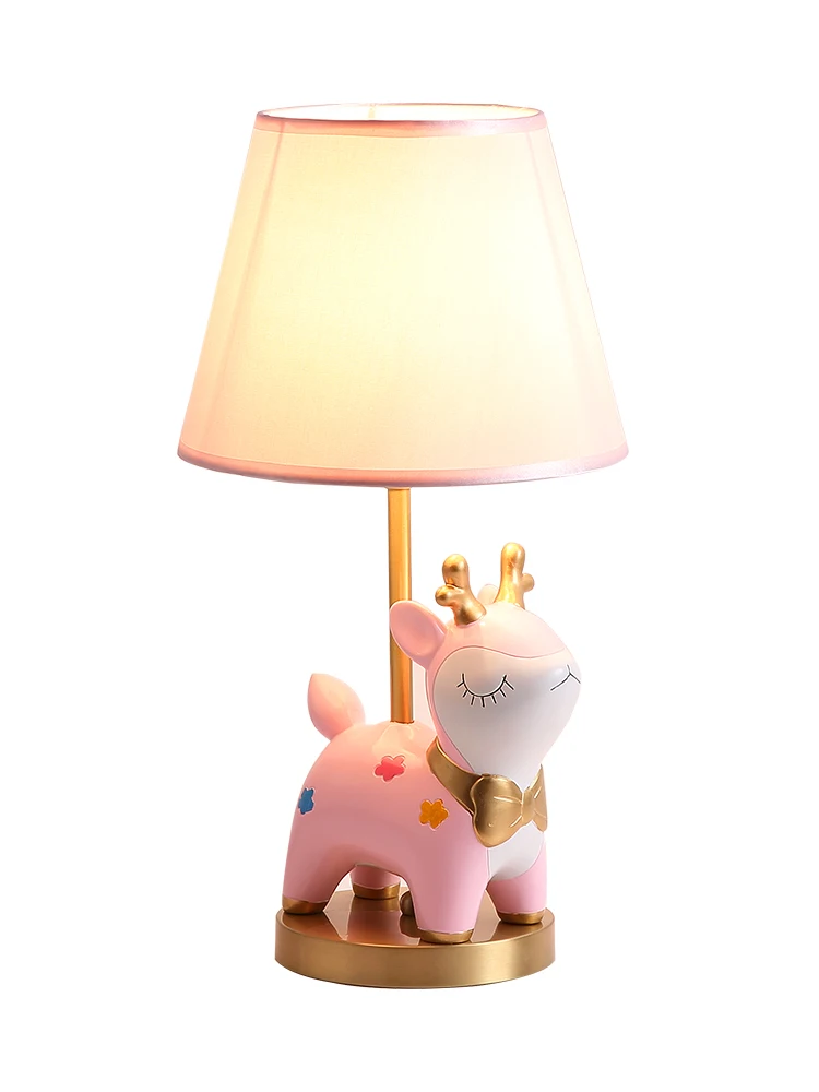 Светодиодная настольная лампа в виде оленя для столовой современный мультяшный