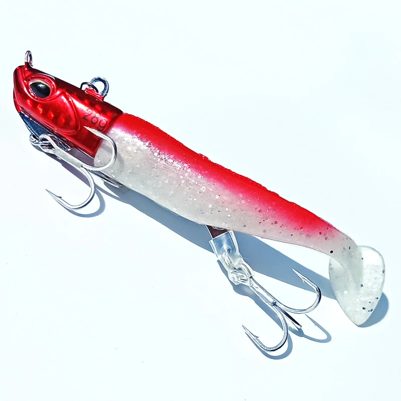 1pc 23g/28g Lumious/Glow Sea bullet bass Snapper fishing lure jig head soft boby jigging | Спорт и развлечения