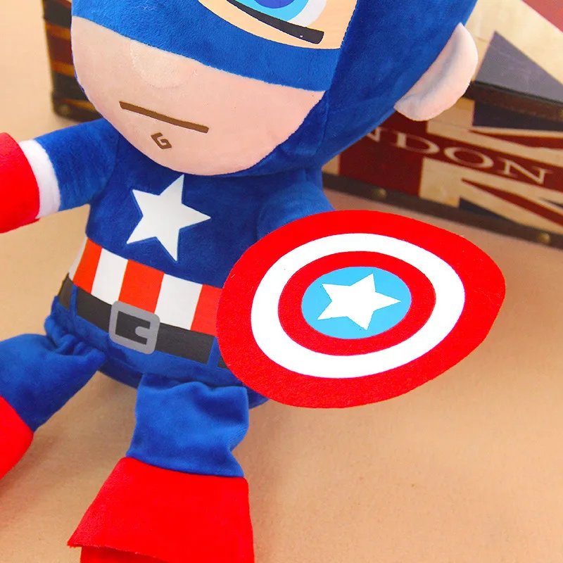 С принтами &quotMarvel&quot &quotМстители&quot мягкие Hero Капитан Америка Железный человек