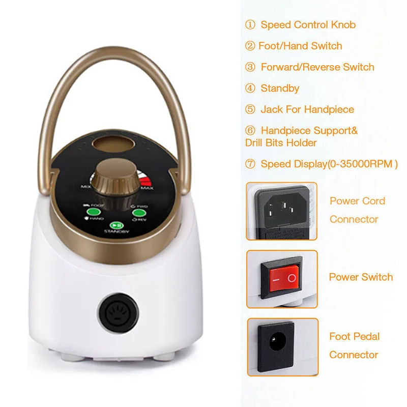 Портативный Электрический аппарат для маникюра и педикюра 35000