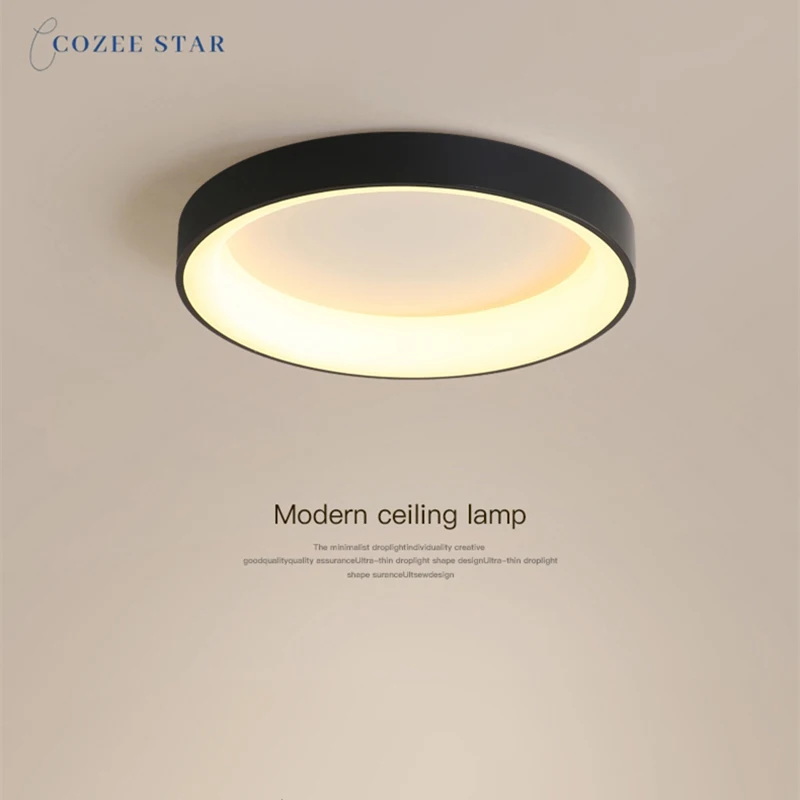 

Round LED Chandeliers Lighting Modern Acrylic Metal Ceiling Lights Home Decor for Kitchen Bedroom Living Room Indoor Lighting