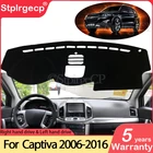 Противоскользящий коврик для Chevrolet Captiva 2006  2018 Holden Daewoo Winstorm, накладка на приборную панель, Солнцезащитный коврик, ковер, автомобильные аксессуары