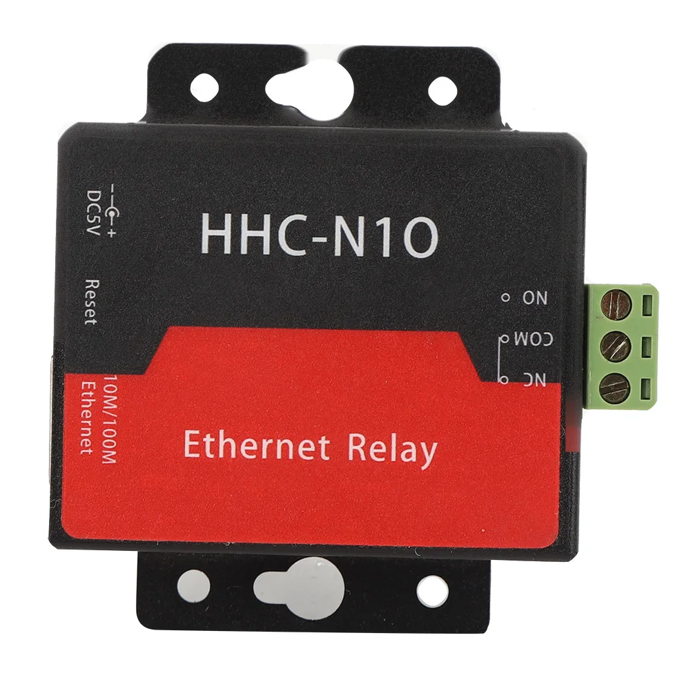 IP триггерный релейный модуль одноканальный Ethernet TCP контроллер DC5V с оболочкой HHC-N10