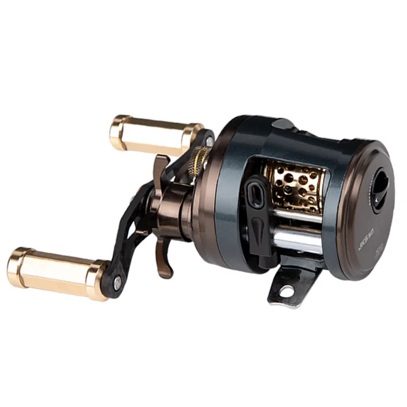 

Metal Golden Drum Jig Trolling Fishing Reel Jigging Saltwater Lure Carp Coil for Sea Boat Baitcasting Reel Angling Sport