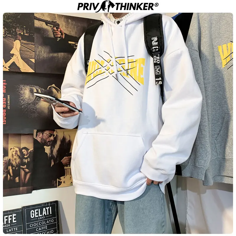 Privathinker мужские хип-хоп осенние зимние толстовки с принтом в тяжелом весе