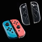 Прозрачный жесткий чехол защитный чехол Joycon Shell для Nintendo SwitchSwitch Oled NS Joy-Con кристально прозрачный мягкий защитный чехол из ТПУ