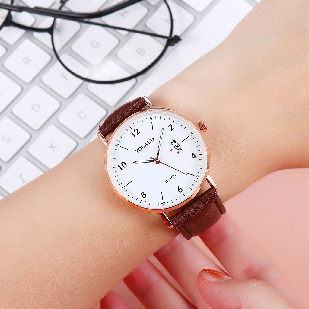 Reloj hombre, мужские часы, модные, бизнес стиль, Простой циферблат, ремешок, календарь, мужские кварцевые часы, мужские часы, erkek kol saati