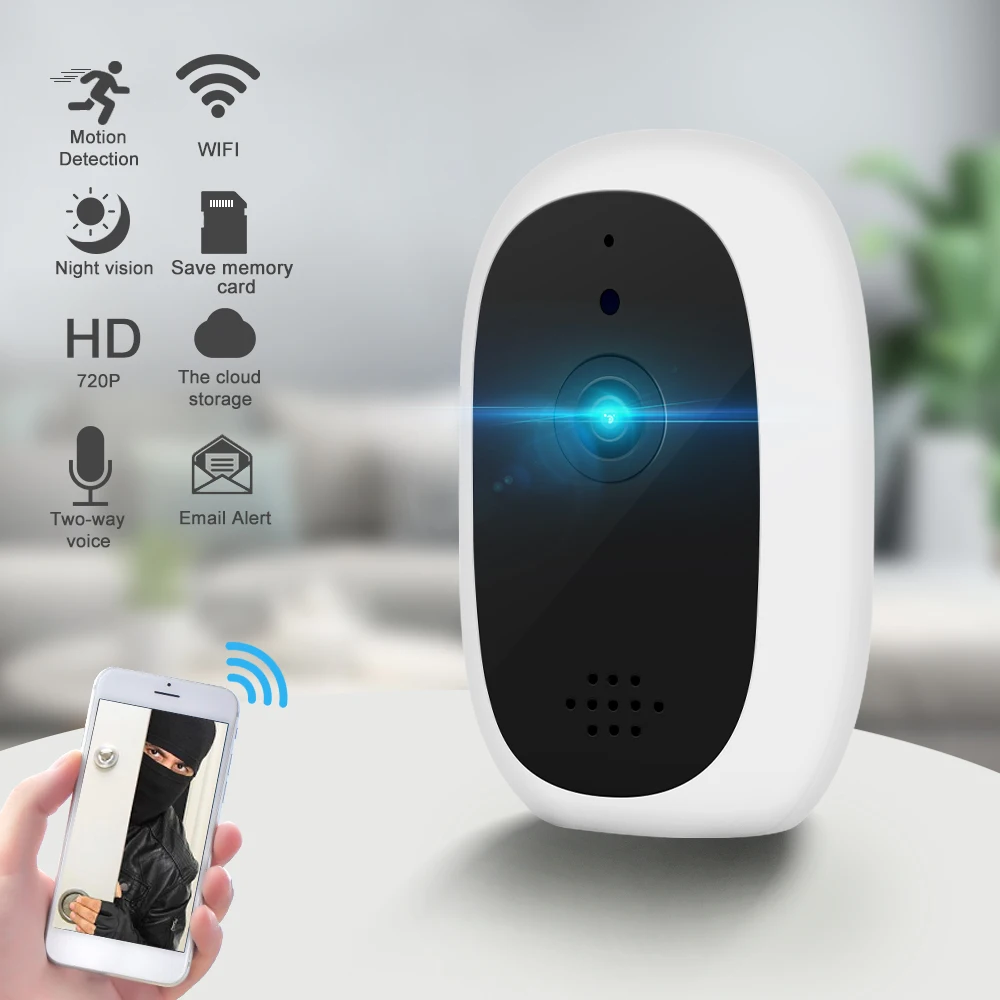 Детская камера 720 P беспроводная WiFi ip ночное видение детский монитор для домашних
