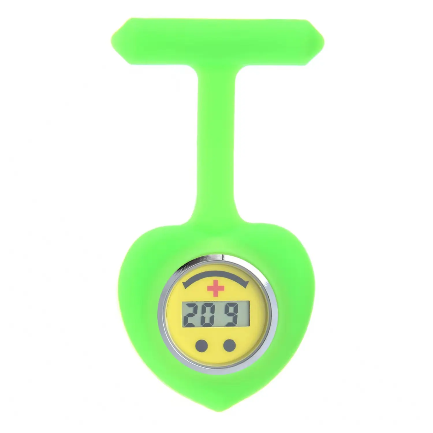 

Portable Pocket & Fob Watches Women Silicone Silico Nurse Watch Clip-on Brooch Pins Pocket Quartz Movement Nurse Watch For Woman