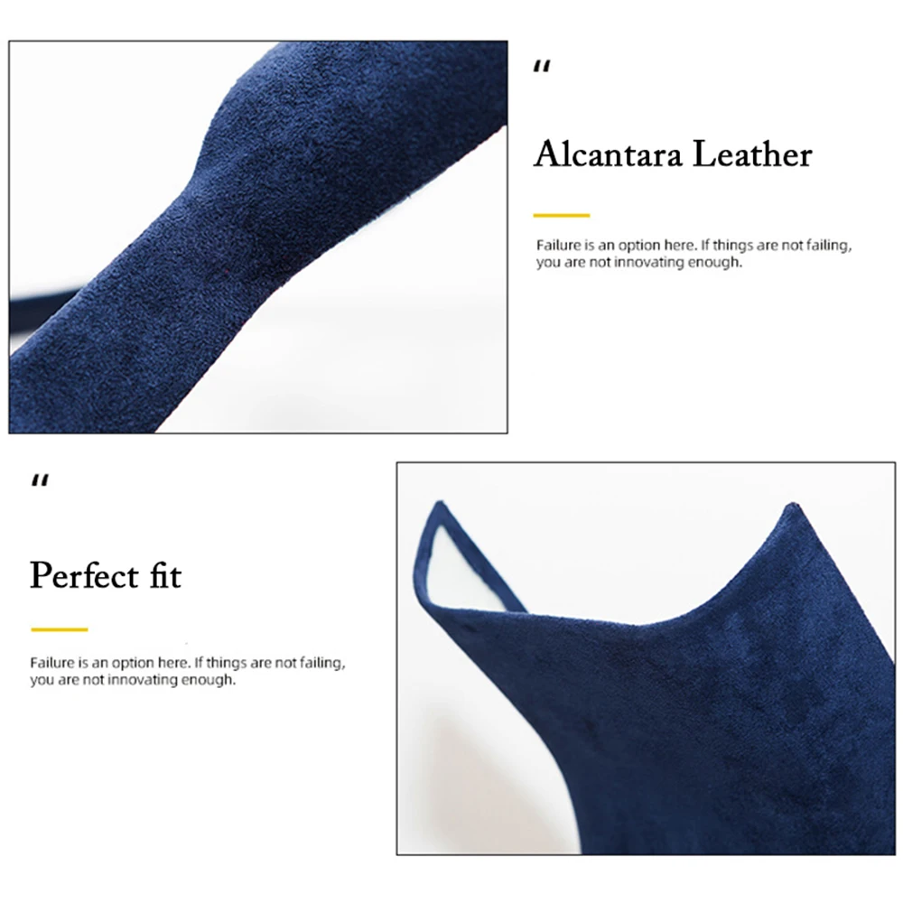 

For Tesla Model 3 2017-2020 Suede Leather Car Steering Wheel Button Trim Cover Sticker Interior Frame Decorative Car Accessories