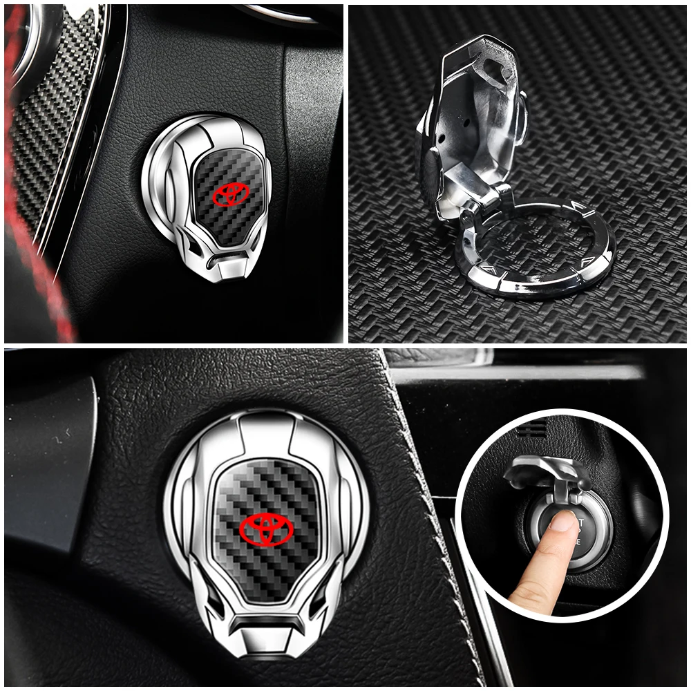 Крышка переключателя старта и остановки двигателя автомобиля кольцо зажигания