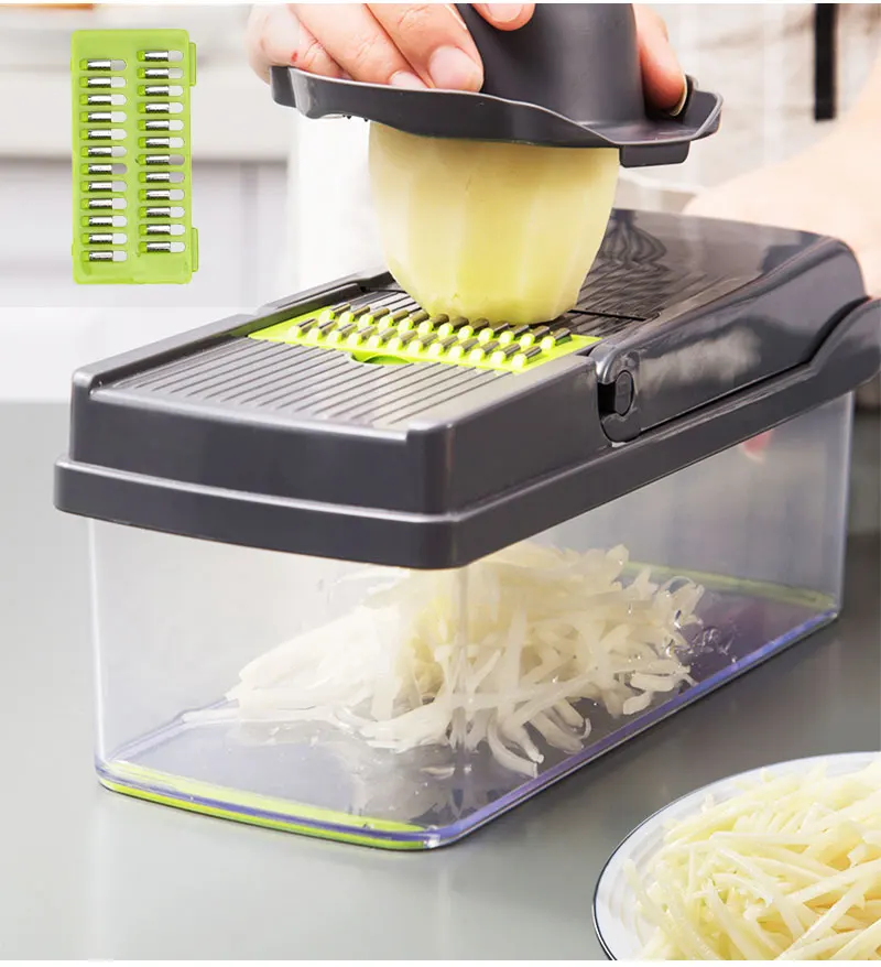 Vegetable Cutter Kitchen accessories Mandoline Slicer Fruit Dicer Cutter Potato Peeler Carrot Cheese Grater Vegetable Slicer