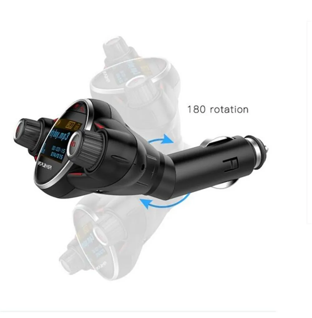 Bluetooth 4 0 автомобильный комплект громкой связи fm-передатчик беспроводной bt08