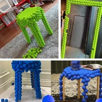 10pcsset solid sponge balls klein blue diy painting home decor props wedding party creative adornment handicrafts pet vent toy