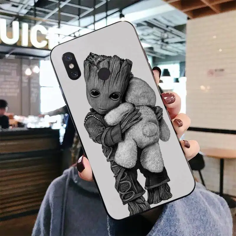 

Guardians of the Galaxy Groot Rocket Phone Case for Xiaomi mi 5 6 8 9 10 lite pro SE Mix 2s 3 F1 Max2 3