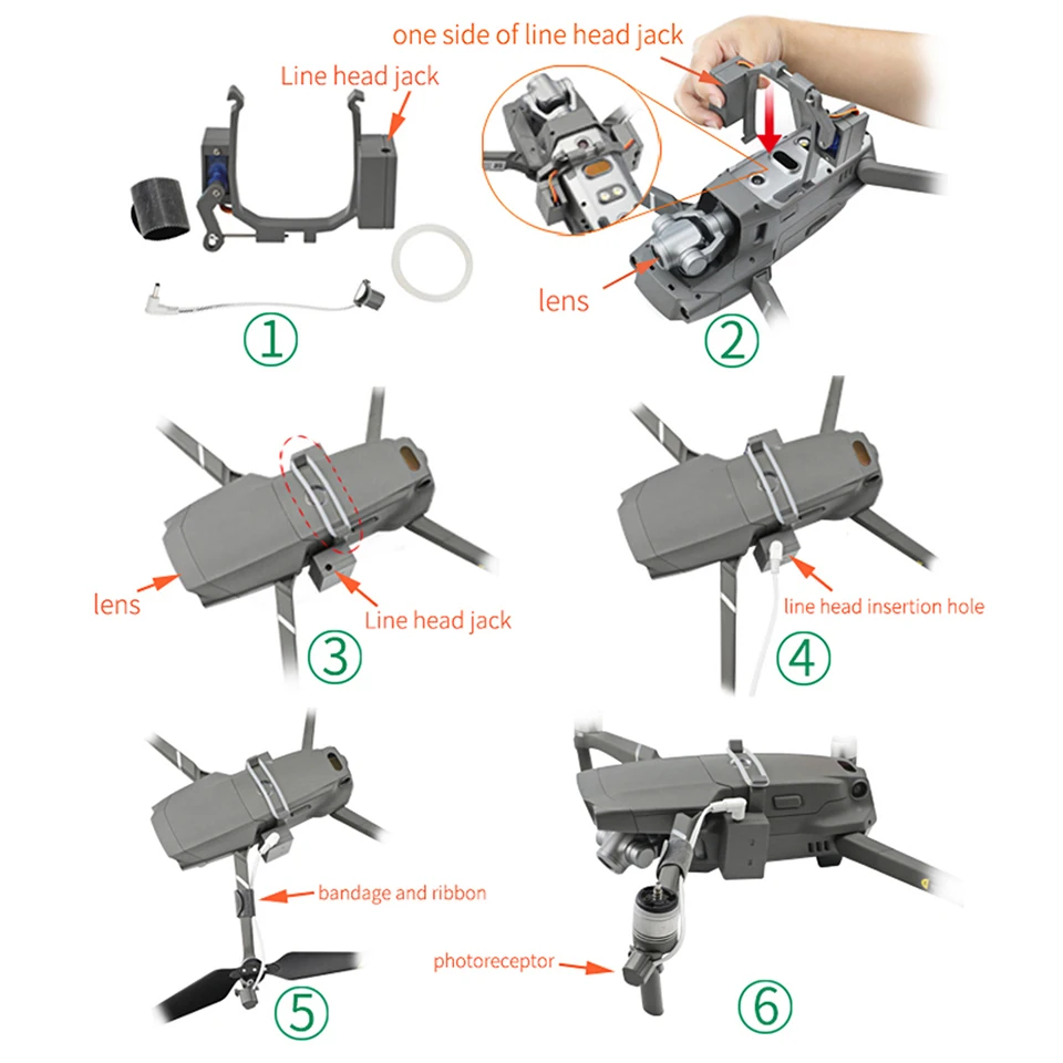 DJI Mavic 2 Pro/2 Zoom Drone легкое устройство для удаления воздуха Система дистанционного доставки аварийное спасение свадебный подарок Airdrop