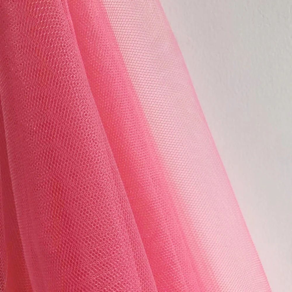 Свадебная ткань мягкий тюль арбуз красная сетка свадебное украшение 100%