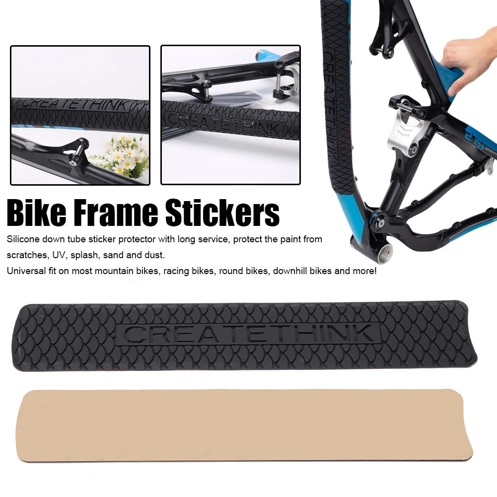 

Bicycle Frame Anti-SkidSticker Silicone Scratch-Resistant Wrap Waterproof MTB Road Bike Downtube Guard Self-Adhesive Frame Cover