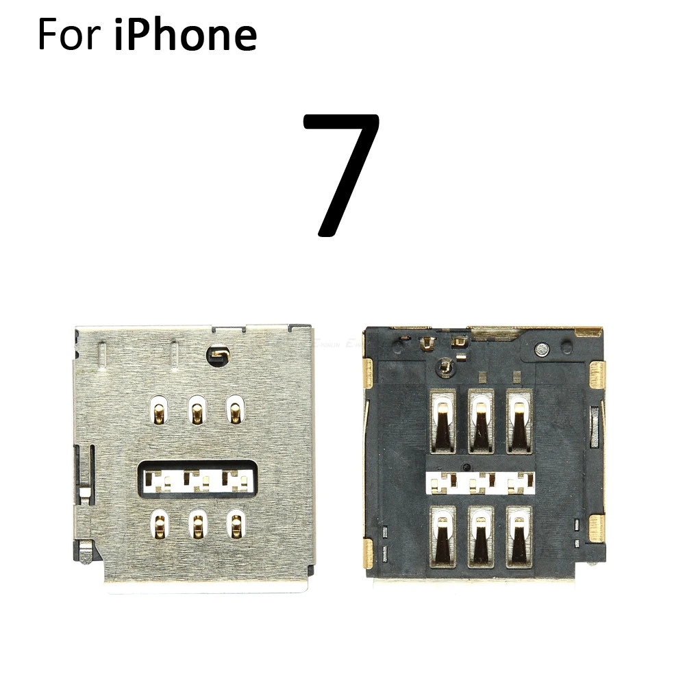 Слот для sim карты держатель iPhone 5 5S SE 5C 6 6S 7 8 Plus слот лотка|card reader slot|sim card slotsim holder |