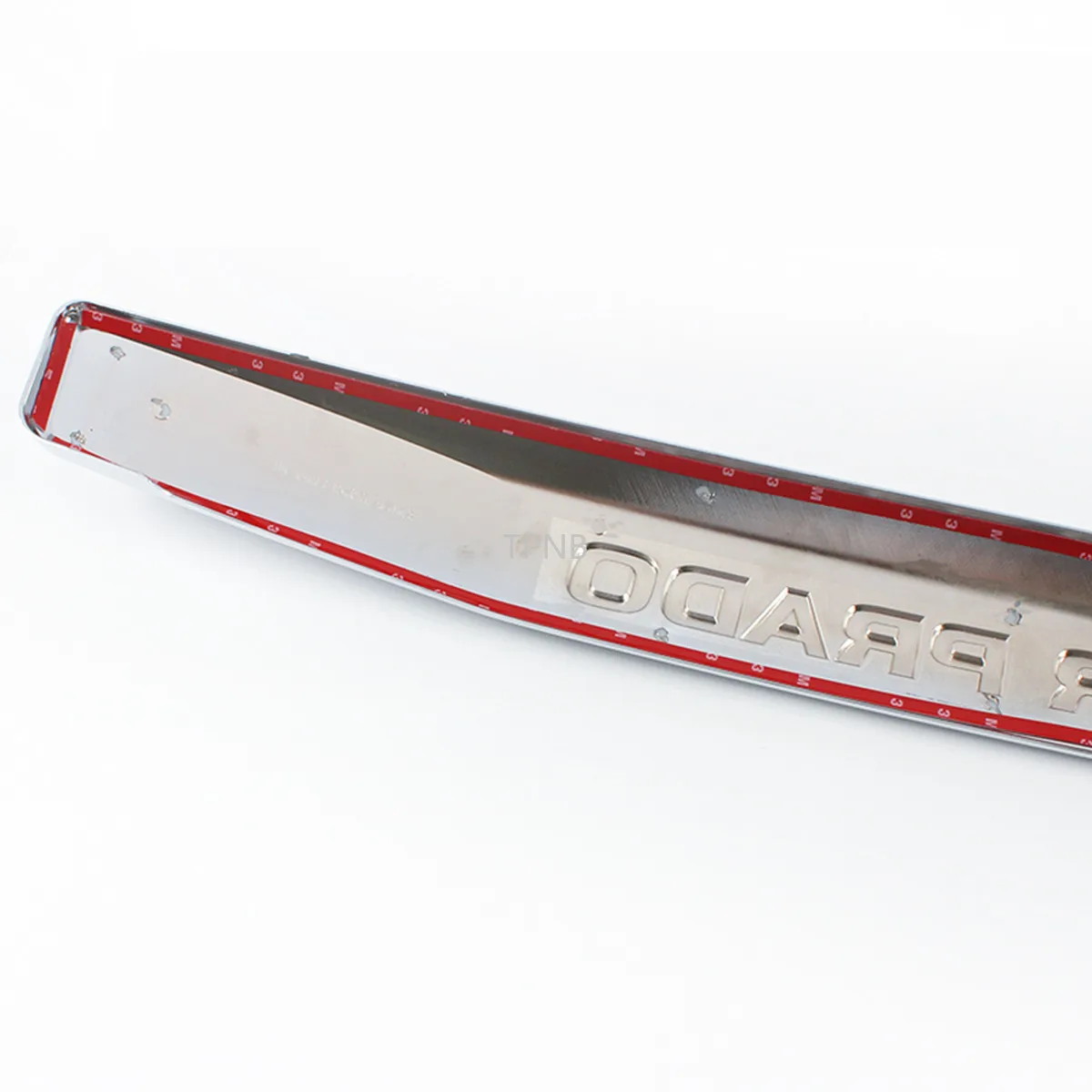 Яркая серебристая хромированная накладка на багажник из АБС пластика для Toyota Land