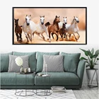 Бег холст с изображением лошадей картина с анималистичным принтом настенные картины для Гостиная Decoracion Современный домашний декор лошадь печать плакатов