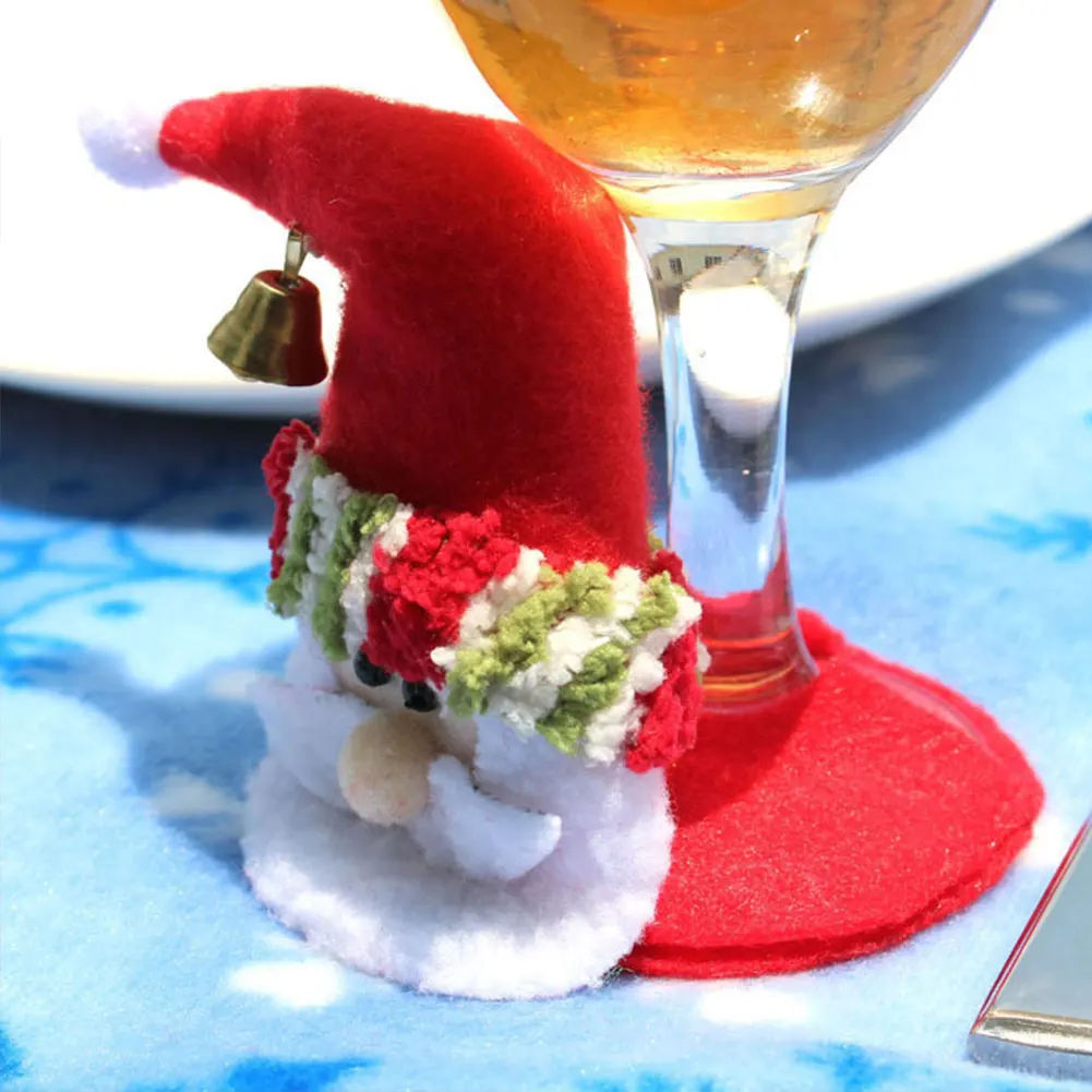 Красный Санта Клаус подстаканник Рождество Xmas подставки * рождественские товары
