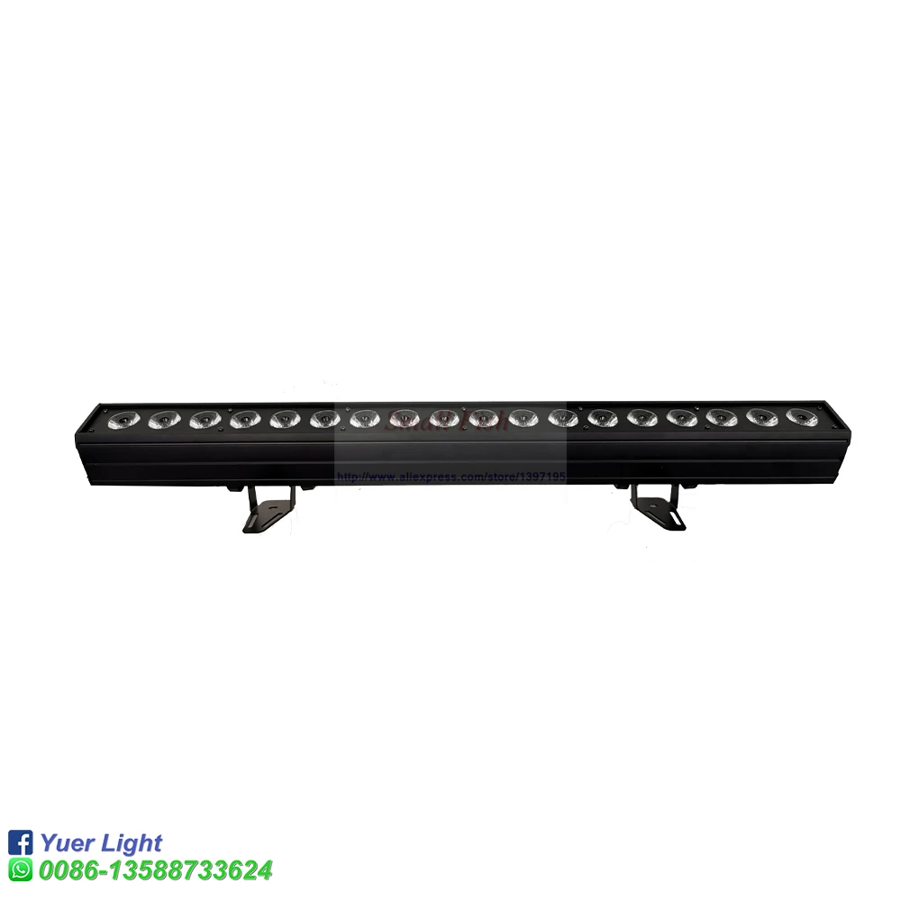 Новый светодиодный настенный светильник 18x18 Вт RGBWA + UV 6 в 1 для помещений DMX512 с