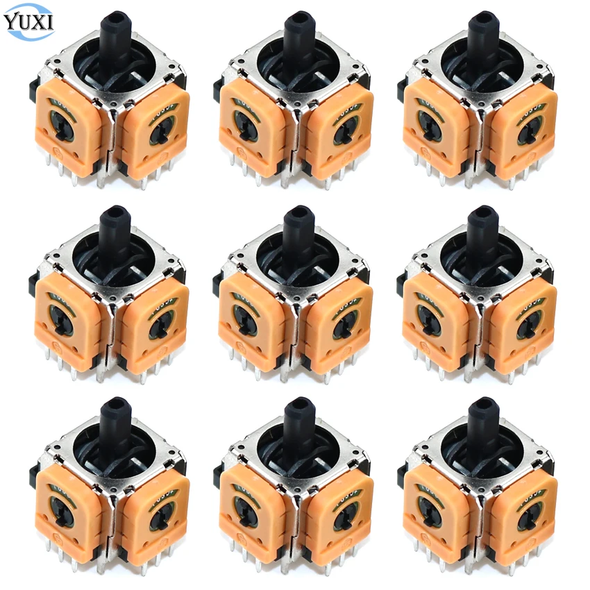 YuXi 100pcs 3D Analog Joystick Sensor Module Potentiometer Stick for Sony PlayStation 5 PS5 4 PS4 Pro Slim Wireless Controller