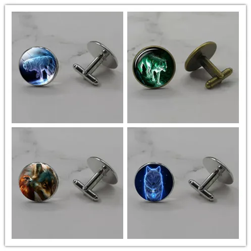 Nymph Скандинавское колдовство муранское стекло волк круглые манжеты День