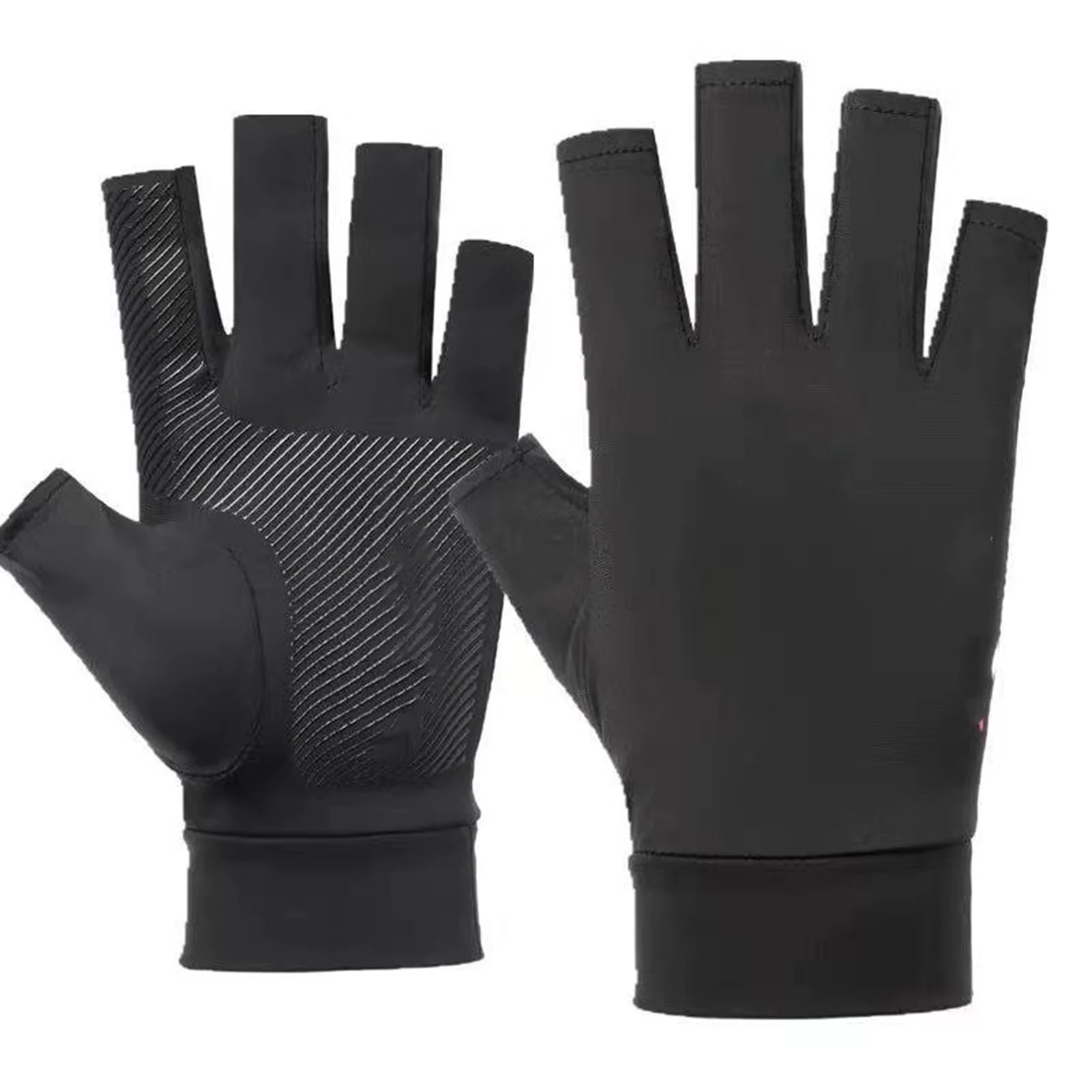 

Men's Gloves Breathable Non Slip Showing Fingers Design Sunscreen Outdoor Riding Driving Fishing Gloves LDF668