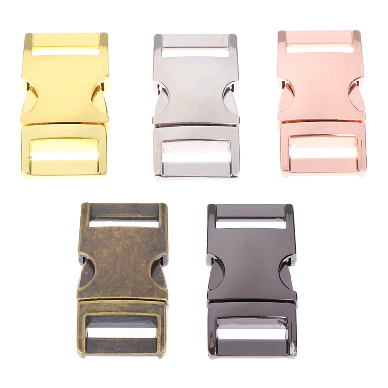 

Metal Curved Side Release Buckle Pets Collar Outdoor Camping Backpack Bag DIY Paracord Bracelet Hardware Part Webbing