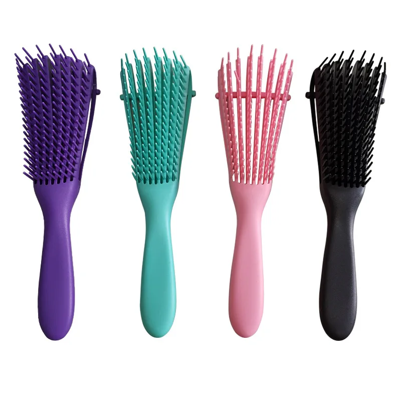 2 шт. массажирует голову расческа щетки для волос Detangling Расческа скальп щётка